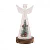 Glass Angels With Foliage And Berries - Large