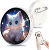 E87 Cyberpunk Anime Badge LED Affichage HD Cadre Photo Numérique Badge Électronique Merchandising Dessin Animé DIY Cadeau Accessoires Cosplay Dessin Animé