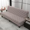 Stretch Sofa Cover Folding Sofa Bed Slipcovers Couch Cover Without Armrest Elastic Fitted Sheet for Sofa Bed