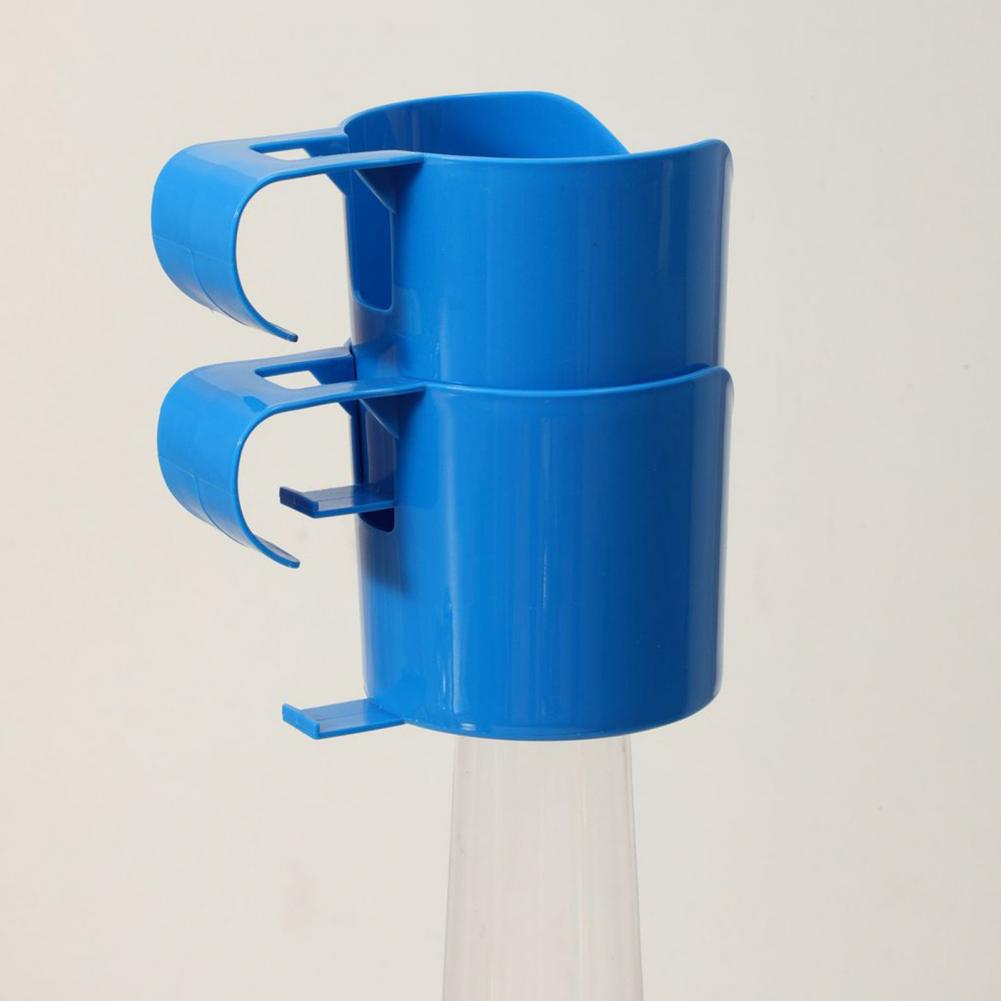 Multifunctional Pool Organizer Floating Cup Holder Poolside Stackable Drink Holder for Easy Installation on Pool for Swimming