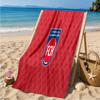 Heidenheim Crest Beach Towel Microfiber Beach Towel, Lightweight and Quick-Dry, for Summer Travel, Swimming Pool Fan Birthday Gift