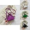 Vintage Trendy Handbag For Women Stylish Simple Crossbody Bag In Black White Green Purple And Fuchsia Colors