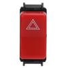Warning Flasher Switch, Warning Hazard Light Emergency Flasher Switch 1248200110 Red Replacement for W124 W201 W202