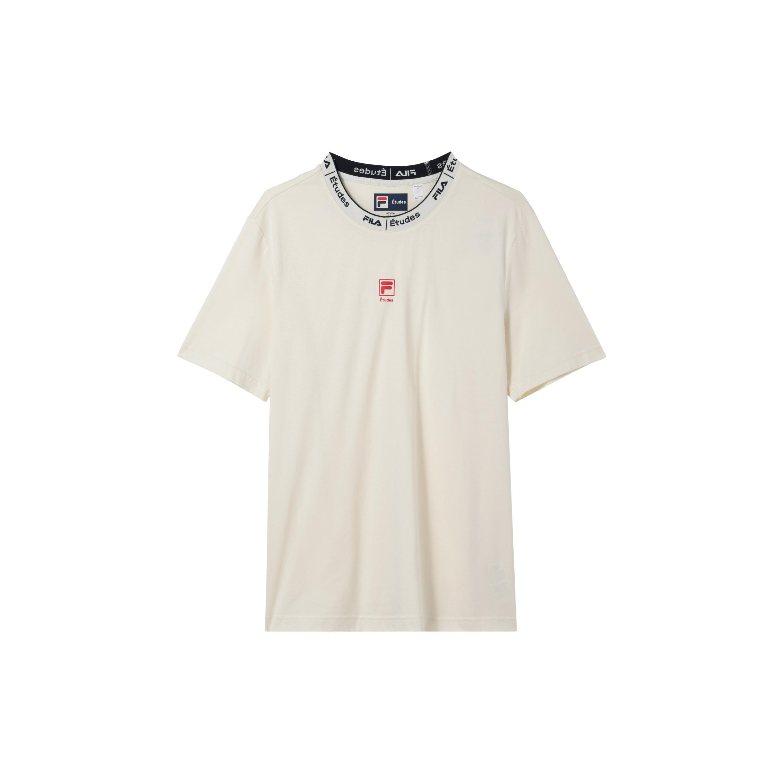 

New FILA T Shirts Men s Ivory F11M326104F-IV XL