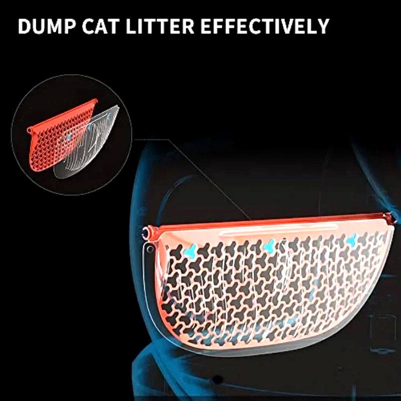 Cats Litter Baffle PVC Material Emptying Easy Disassemble Cat Housebreaking Pet Accessories Cat Supplies Litter Box Accessory