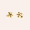 925 Signature Daisy Onyx Earrings