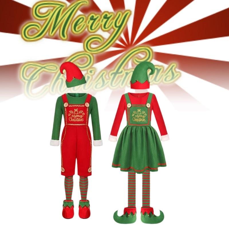 Costume Christmas Fancy Dress Adults Elf Outfits Role Playing Xmas Suits Cosplay