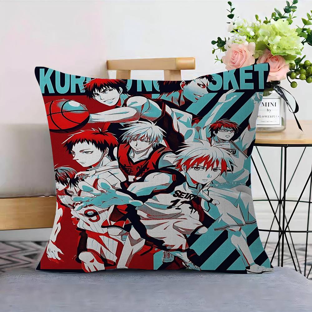 Anime Kurokos Basketball Pillow Anime Pillow Sofa Bed Head Pillow Cover Cushion Cover 45x45 Cm Fashion