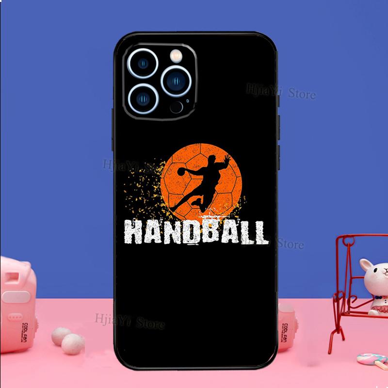 Handball Sport Phone Case For iPhone 16 15 11 12 13 14 Pro Max Mini X XS XR Plus SE2 Funda Coque Capa Cover