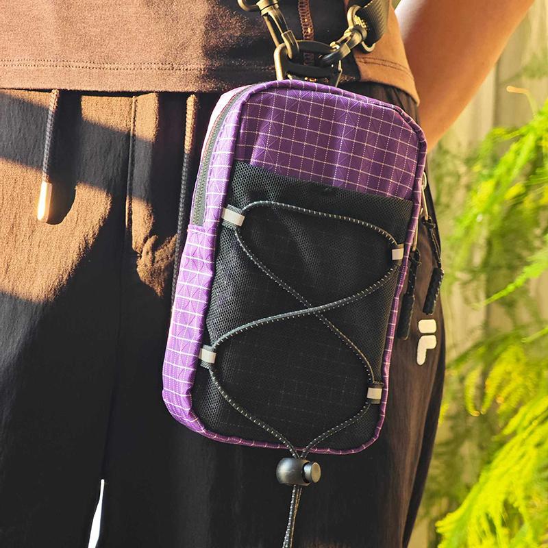 Multifunktionale Hüfttasche für den Außenbereich - Umhängetasche für Handy, Powerbank, Funkgerät-Halterung zum Wandern, Bergsteigen, Reisen
