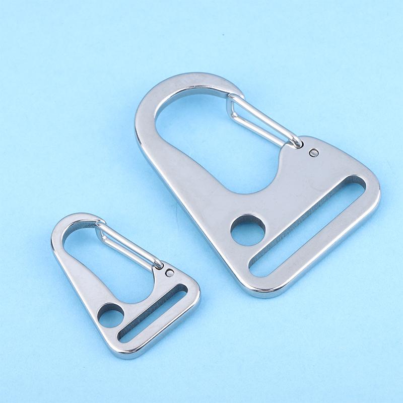 Adlermaul Schnapphaken Edelstahl 1 3er Pack Starker Karabinerverschluss für Outdoor Kletter Wanderausrüstung