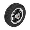 6 Zoll Rollstuhlrad Licht Robuste Aluminiumlegierungsnabe Leise Rutschfest Sicher PU Vollrad