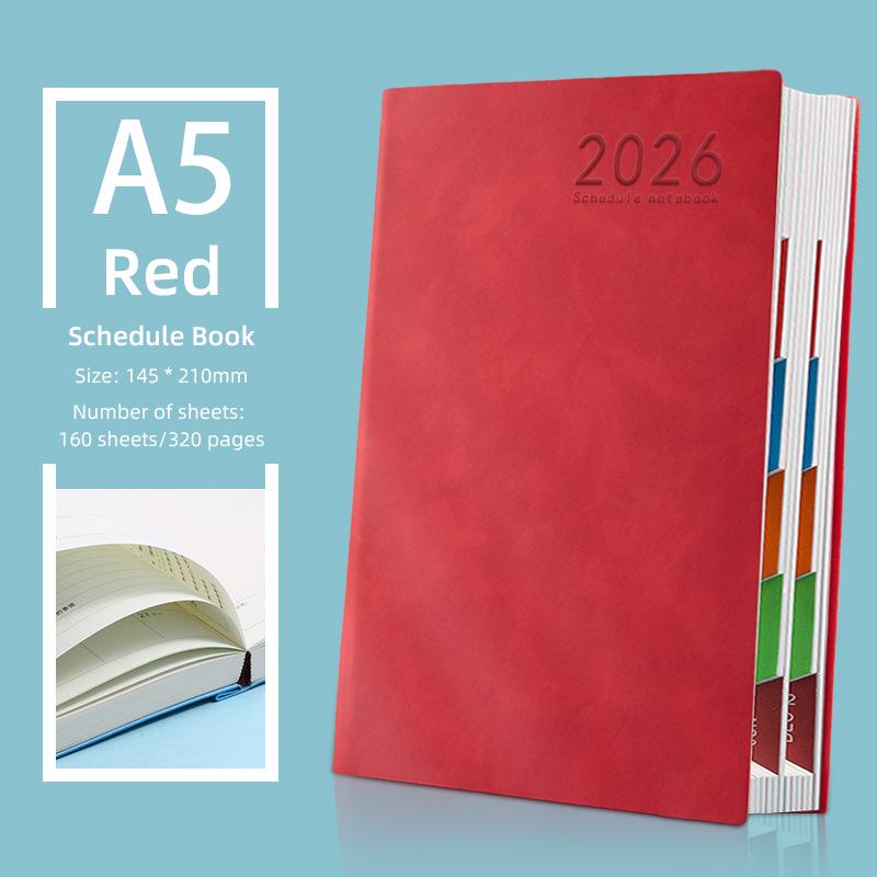 Cross-border English A5 Schedule Book: Custom Logo High-Value Notebook Planner In Stock