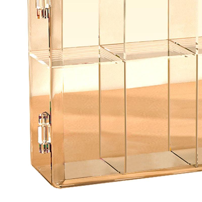 8 Grid Cartoon Anime Figure Display Storage Box 8 Compartment Transparent Anime Figure Display Case