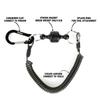 Pullther Portable Steel Anti-loss Rope Fishing Tools Magnetic Outdoor Fishing Goods Quick-release Strongagnetic Portable Buckle