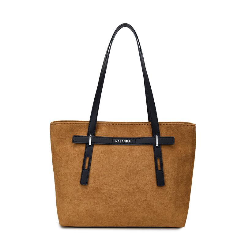 2025 New Leopard Print Women's Large Capacity Frosted Shoulder Tote - Versatile Retro Student Bag for Autumn/Winter