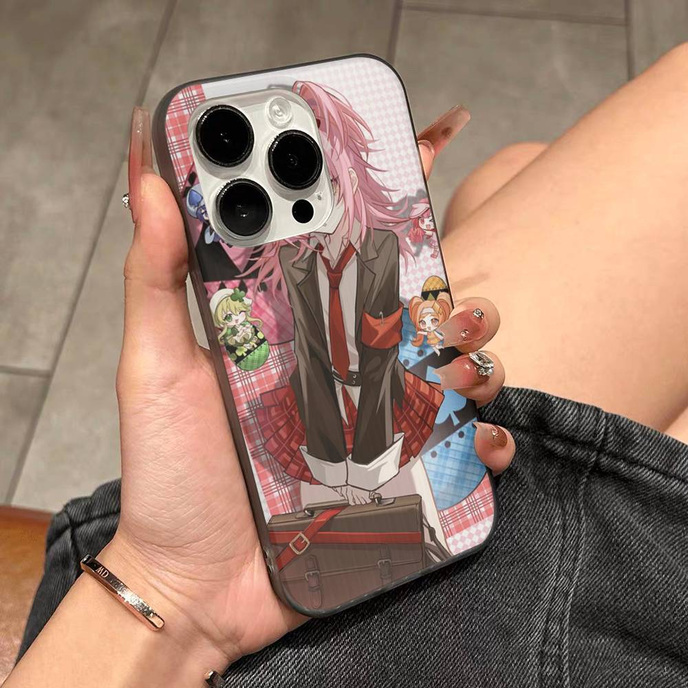 ANIME Shugo Chara Amu Phone Case For IPhone 17 16 15 14 13 12 11 Pro Max Plus Pro Stripe Soft Cover