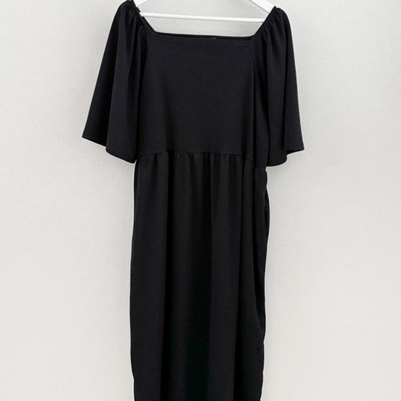 Shop Women S Square Neck Bell Sleeve One Mile Daily Short Sleeve dreSS Ara Wdr