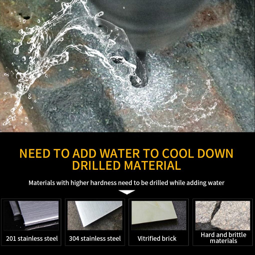 Drill Bits Hexagon Tile Stone Openers Alloy Hole Openers Alloy Woodworking Glass Drill Set