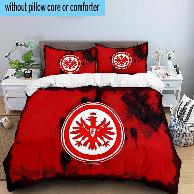 Eagle Crest Frankfurt Emblem 3PCS Bedding set,Ideal for1pc Duvet Cover And 2pcs Pillowcases Perfect for Christmas gift,Ideal for Bedroom, Dormitory