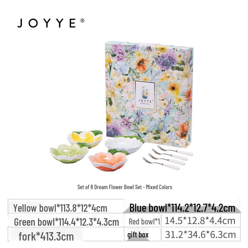 JOYYE Dream Flower Ceramic Tableware Set