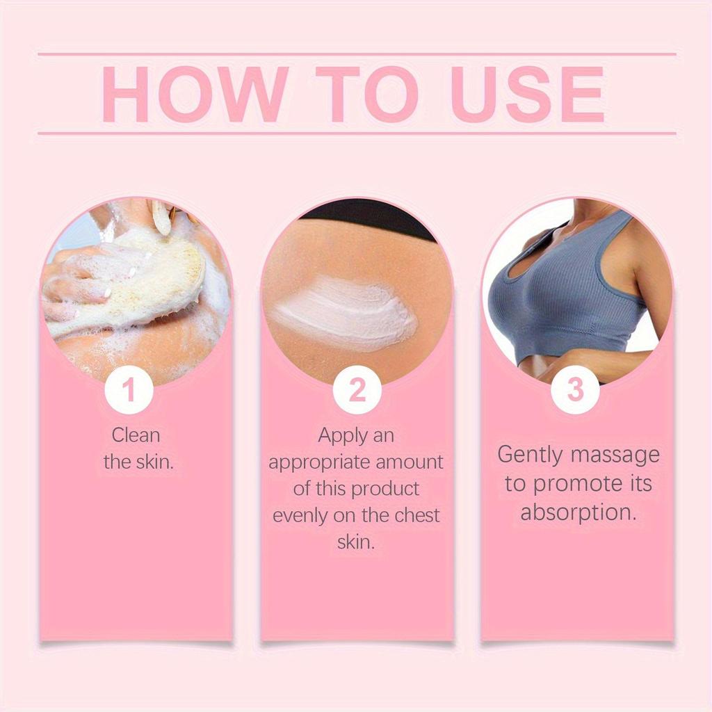 Papaya Breast Firming Cream Moisturizing Tightening Skin Smooth Volumizing Massage Lotion for Chest Care