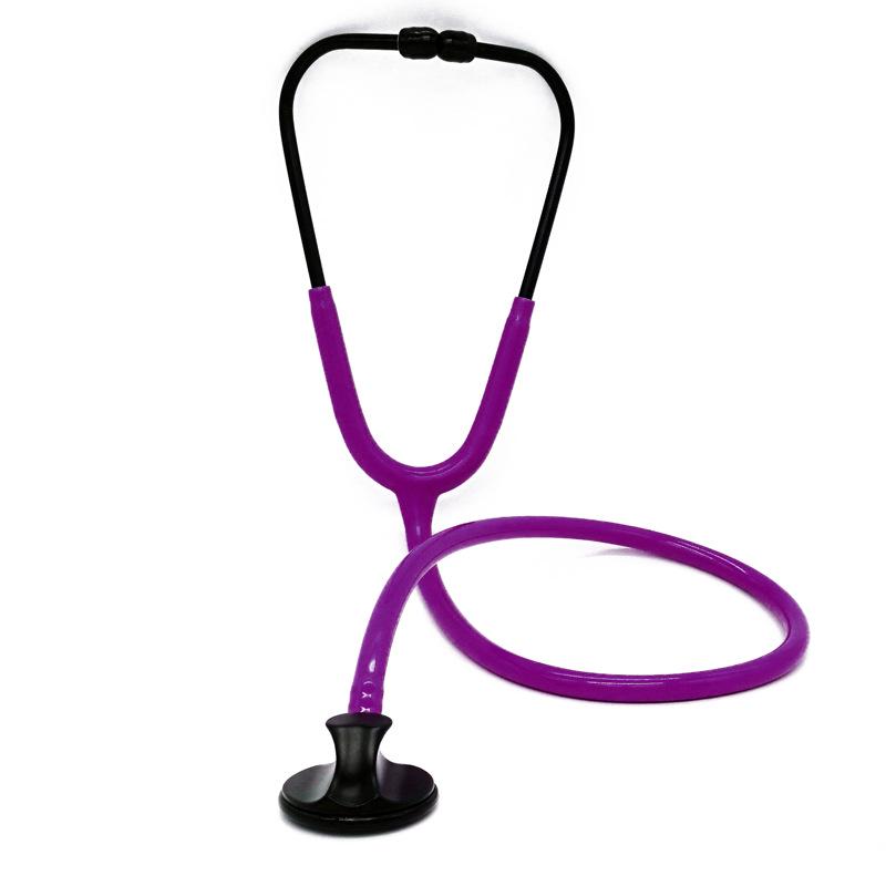 Black Plated Zinc Alloy Stethoscope with Stainless Steel Chestpiece, 250G