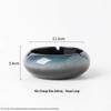 Retro Ceramic Ashtray - Large, Creative Design for Home or Office Anti-Fly Ashtray