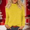 Women's Daily Casual Long Sleeve Mid Collar Top