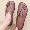 Summer New Anti Slip Comfortable Breathable Shoes for Middle-aged Elderly Women Simple Comfortable Daily Casual Shoes