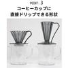 CAFEC DEEP 27 Flower Dripper FDD-27 for Single Cup Coffee (Clear, Dripper)