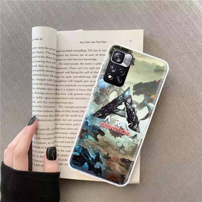 Game ARK Survival Evolved Phone Case For Redmi Note 13 12 Pro Plus 14 15 Pro 5G 11 11T 11E 11S 10 Pro 10S 9 9S Cover Cell Clear