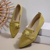 Fashion Rimocy Women Flats 2025 New Knitted Mesh Breathable Loafers Soft Comfort Pointed Toe Casual Shoes Trend Bow Decor Woman Shoes
