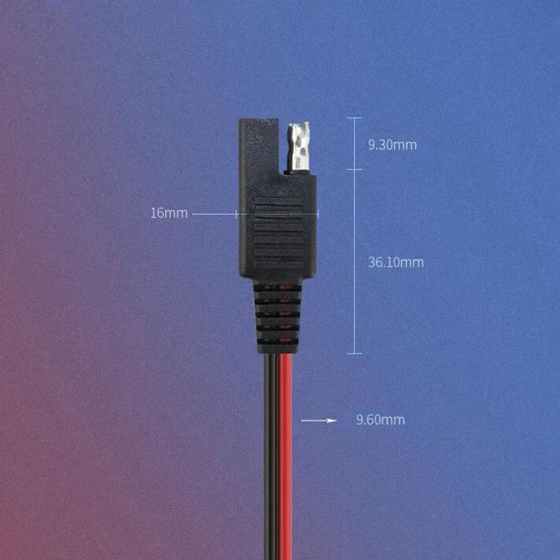 18AWG 10CM SAE männlich weiblich Kabel Power Verlängerung stecker draht für DIY Automotive Solar Batterie Stecker Draht SAE Kabel p1