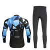 Oddychające koszulki rowerowe Zestaw odzieży rowerowej Szybkie suche męskie ubrania rowerowe z długim rękawem Garnitur nosić rajstopy