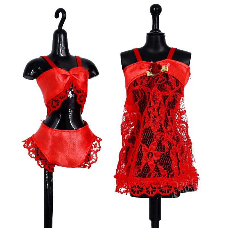 

3 шт./компл., пижамы, нижнее белье, аксессуары для домашней одежды, одежда для куклы 30 см