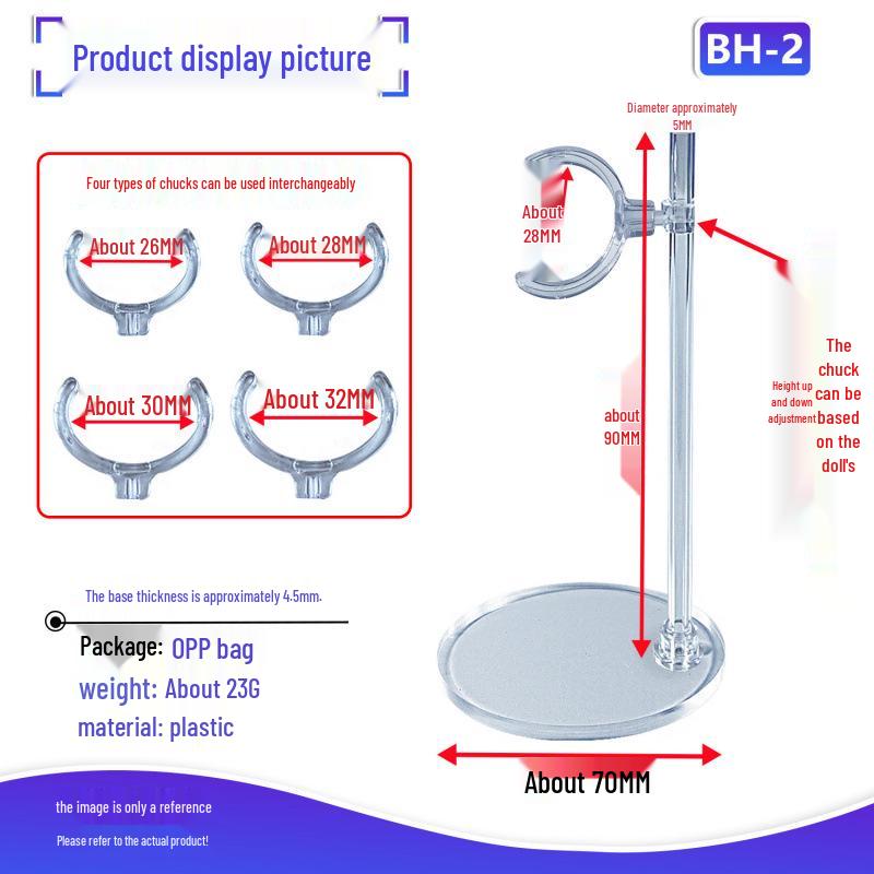 Adjustable Bracket for BJD Cotton Dolls, Strong Non-Damaging Chuck
