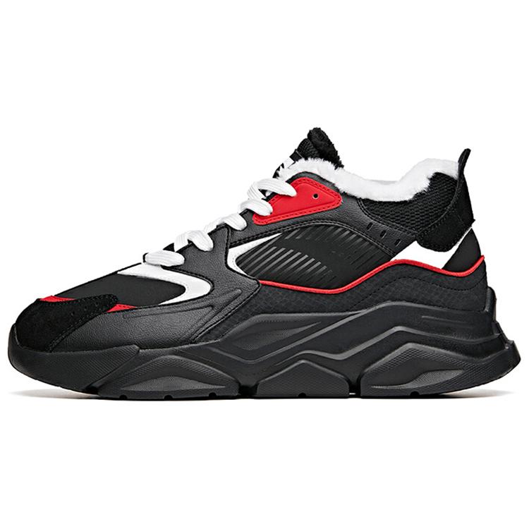 

Новая коллекция Anta Life Нескользящие Износостойкие Низкие Массивные Кроссовки Мужские Черно-Красные 912048911-2 41