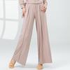 WEZHO Women's Ribbed Cotton Loose Wide-Leg Dance Pants