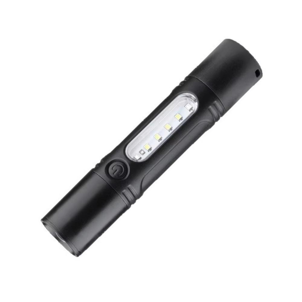 Rechargeable LED Flashlight With Whistle High-Brightness Flashlight  Activities Camping Trip