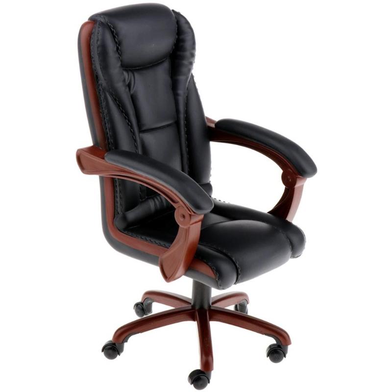 360 Degree Rotating Executive Seat Office Chair For 1/6 Soldier Action Figure Scene Display Furniture for Collector