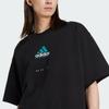 Adidas Seria Sprzętu EQT Wygodny Prosty Luźny T-shirt z Krótkim Rękawem Męski Top Czarny JN4848