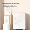 Simple Plastic 3-Layer Bedside Storage Cabinet