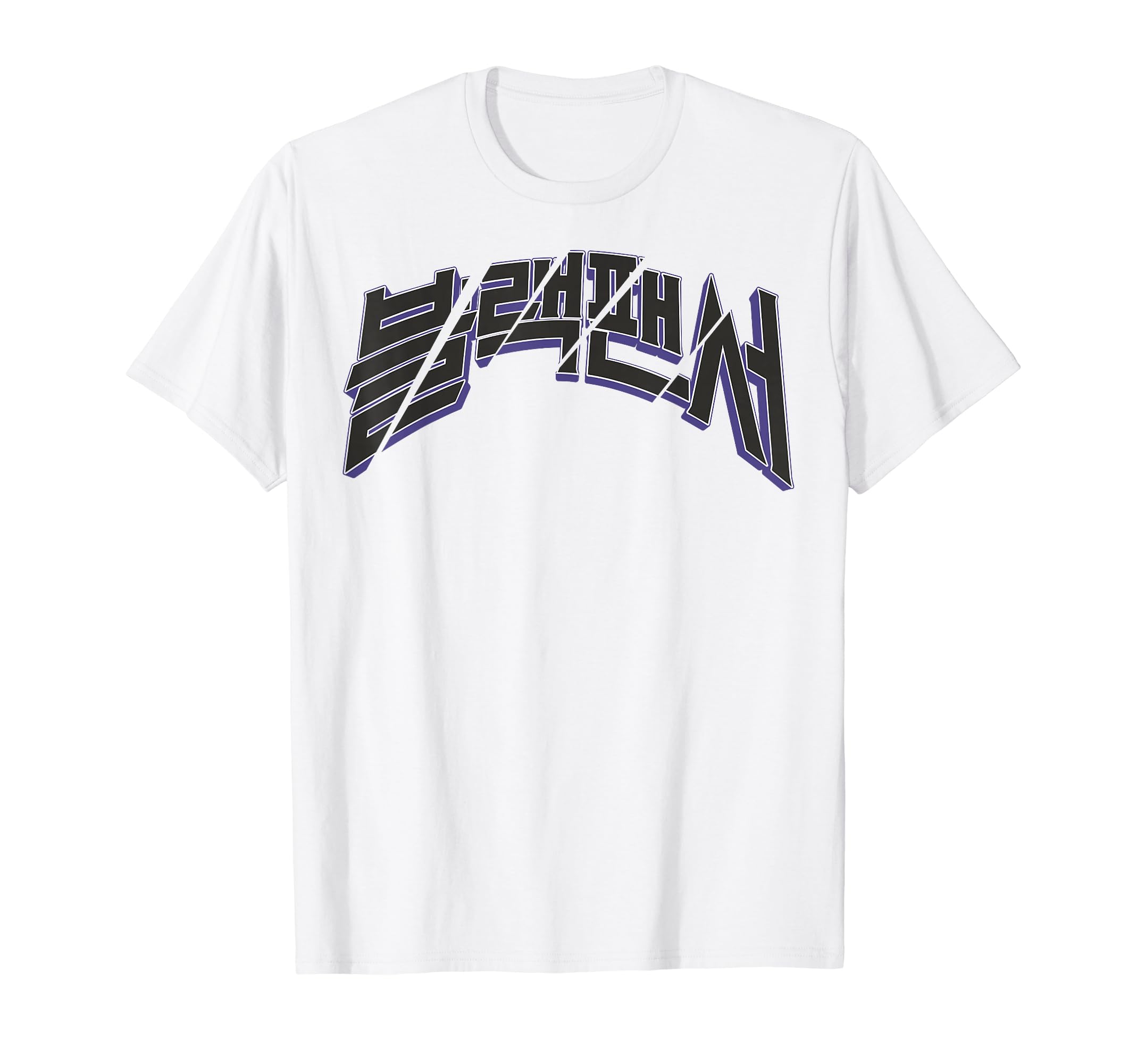 Футболка с логотипом Черной Пантеры Marvel на хангыле