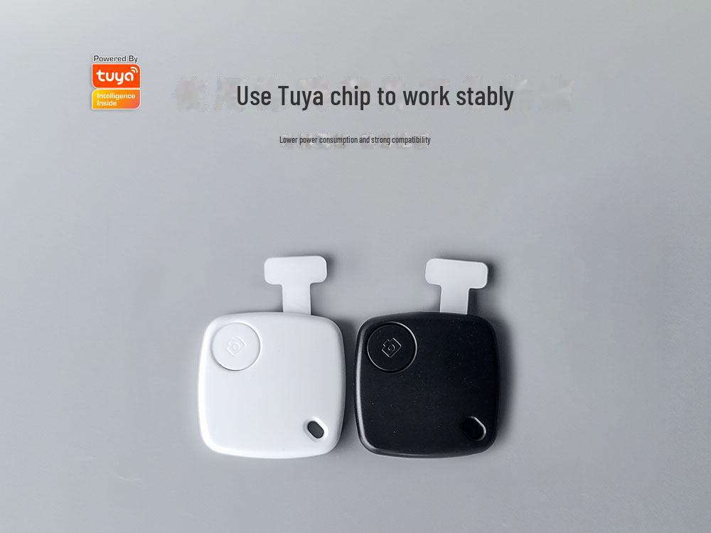 Tuya Smart: Apple & Android-compatible Bluetooth tracker for two-way search, anti-theft, and anti-loss.
