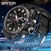 Sanda Multifunctional Luminous Waterproof Military-Style Men's Electronic Watch