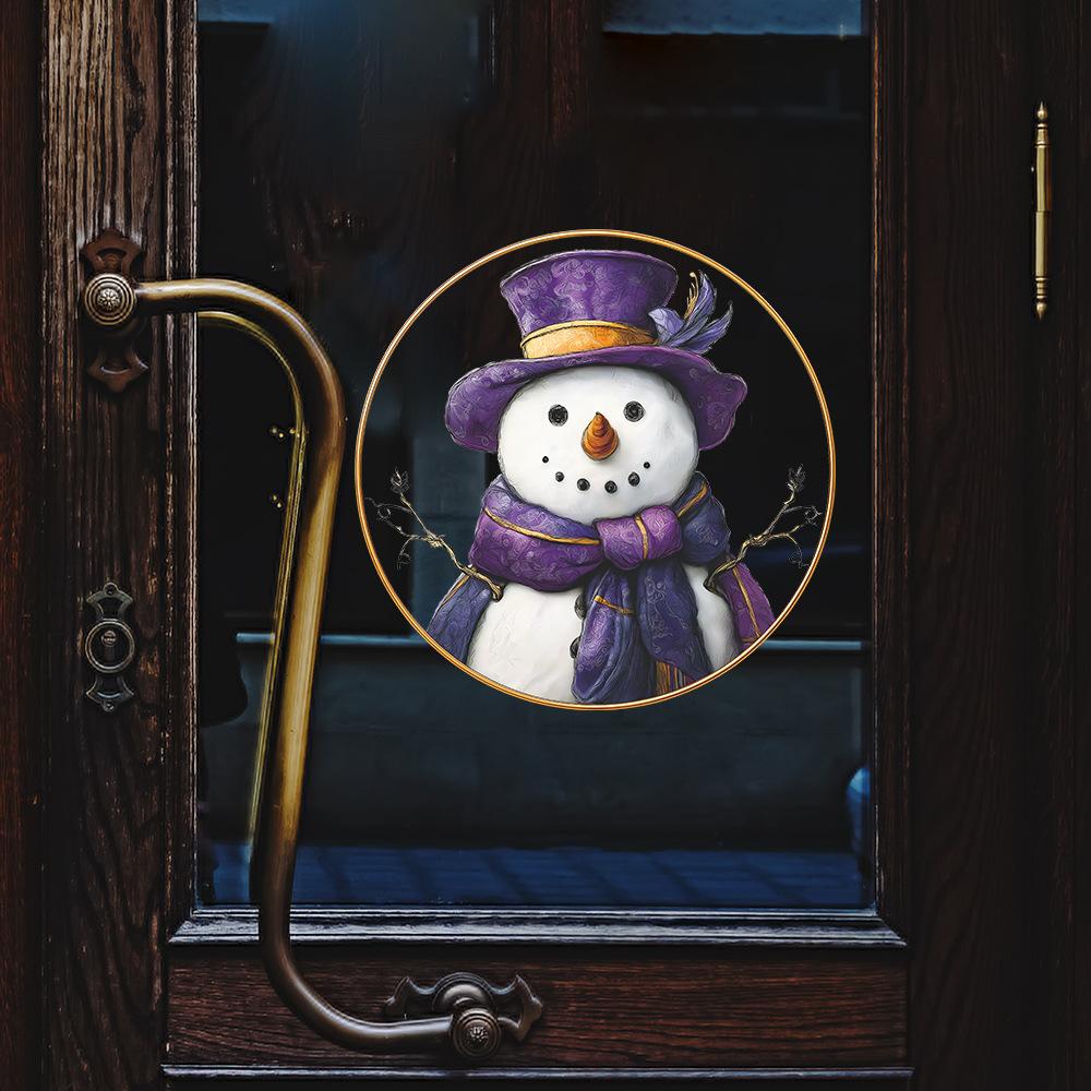 Creative Magic Snowman Christmas Atmosphere Home Glass Window Stickers