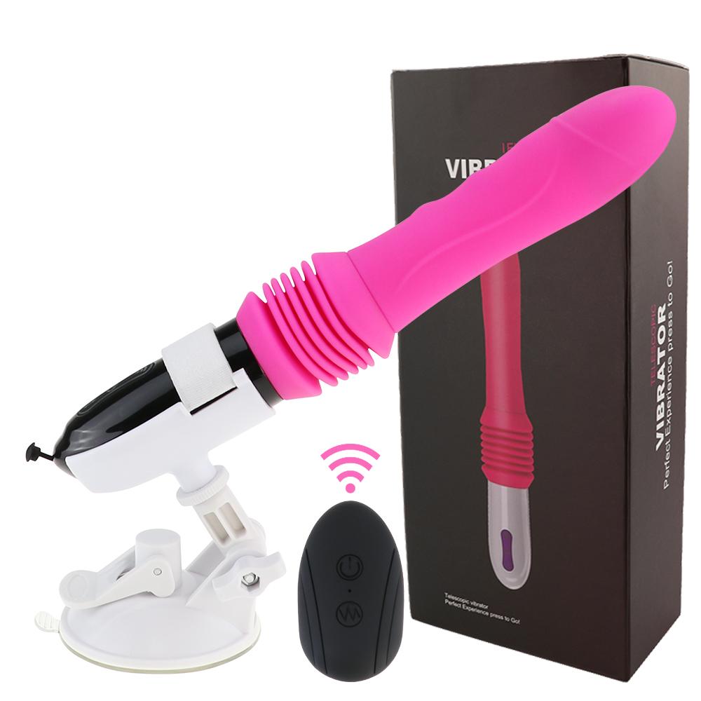 Thrusting Big Dildo Vibrator Automatic Remote Control Vaginal G Spot Massager Retractable Masturbators Adult Sex Toys for