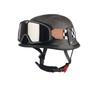 Vintage Military Style Half Face Motorcycle Helmet Harley Riders - ABS Shell 3C Certified Unisex Multiple Colors Visor