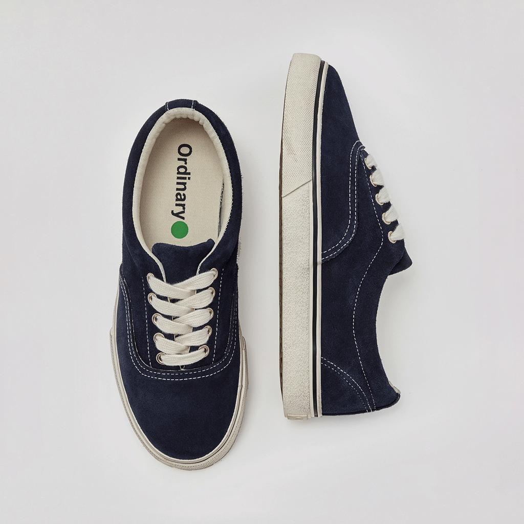 Ordinaryone Original Ground Sneakers 002 Suede Navy